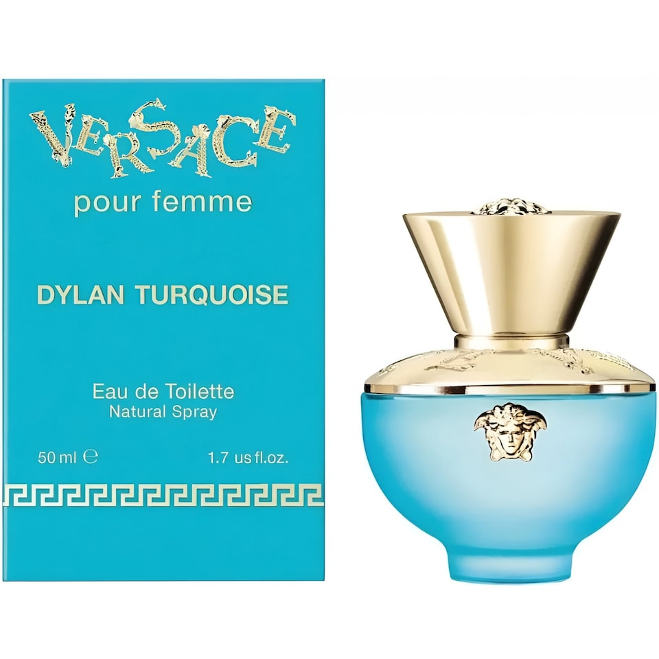 Versace Dylan Turquoise Pour Femme Womens EDT 50ml Fragrance