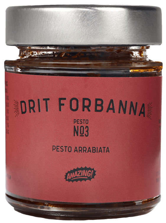 Pesto No3 Arrabiata 135g Drit Forbanna
