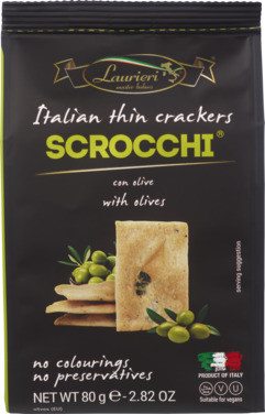 Scrocchi green olives 80g