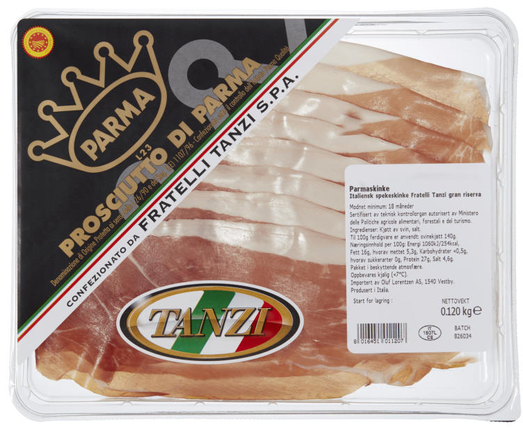 Prosciutto Parma Gran Reserva 120g Tanzi