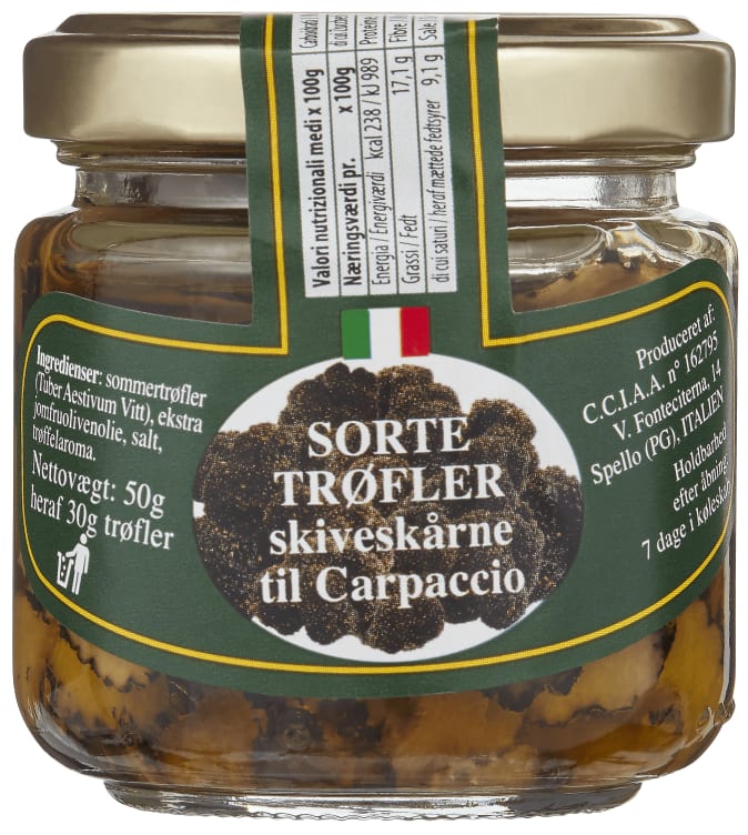 Trøfler skivet 50g Il Tartufata