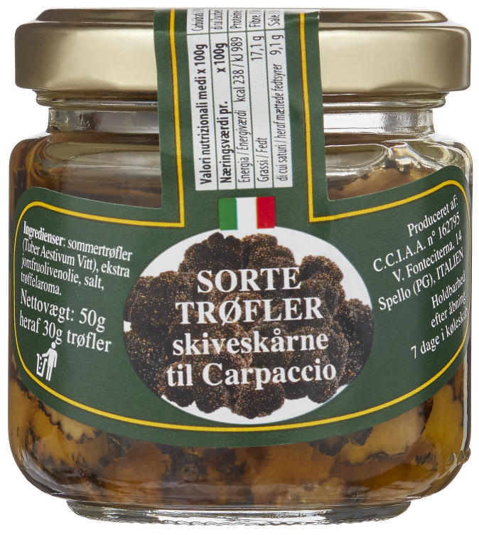 Trøfler skivet 50g Il Tartufata