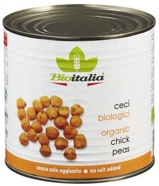 Bioitalia Kikerter 2550g Økologisk