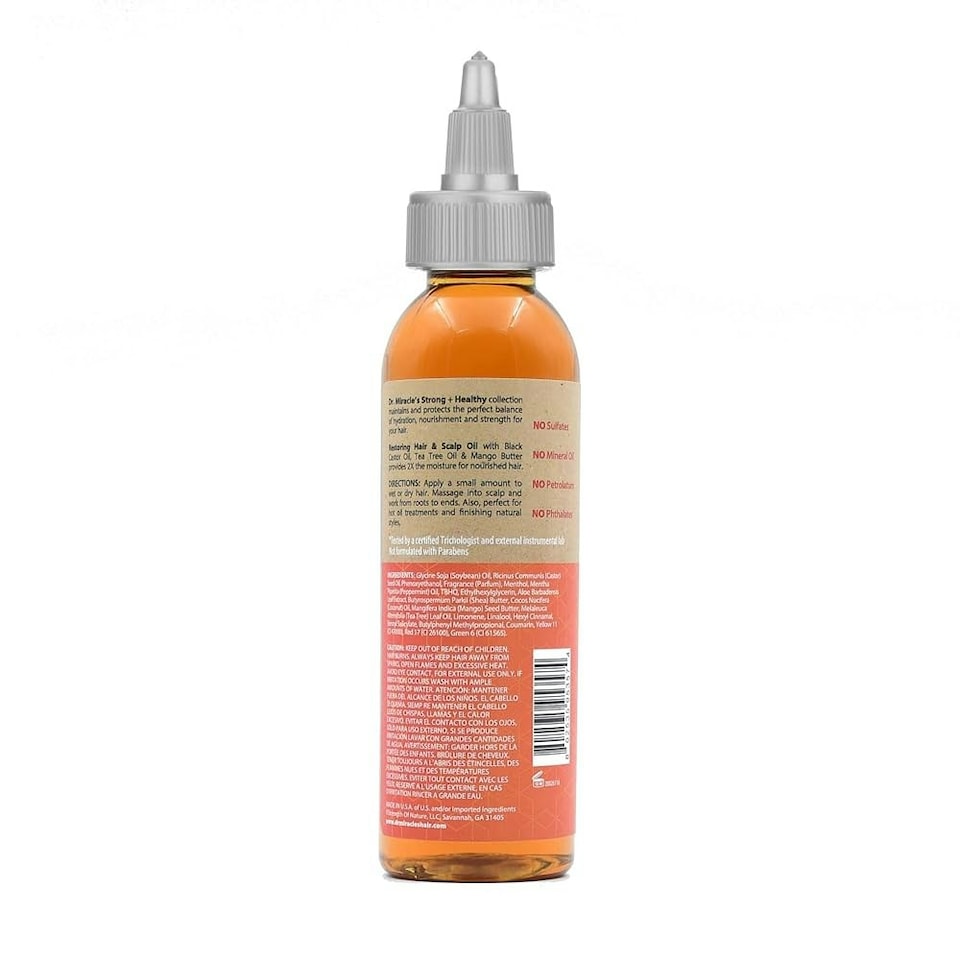 Dr.Miracle's Strong Healthy Restoring Hair Scalp Oil 118ml