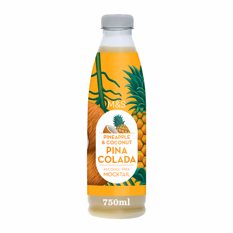 M&S Pineapple and Coconut Pina Colada Alcohol Free Mocktail