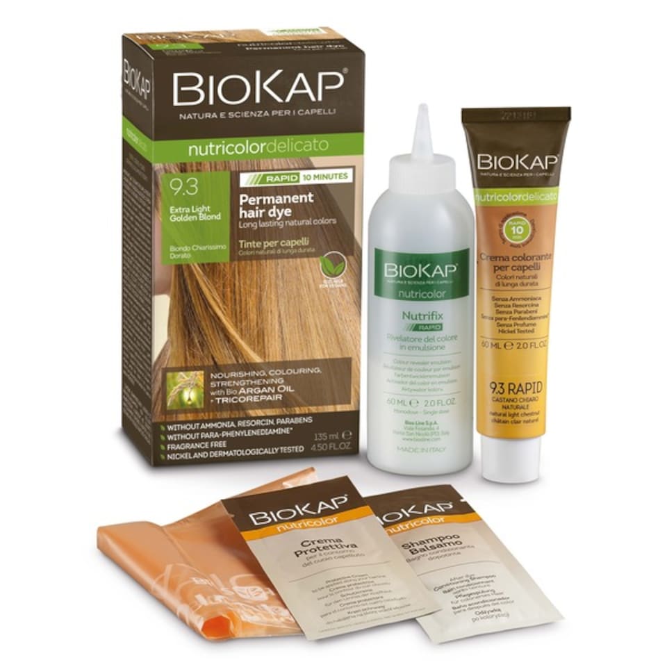 Extra Light Golden Blond 9.3 Rapid Hair Dye 135 ml BioKap