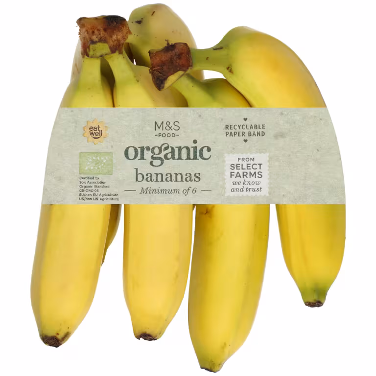 M&S Organic Fairtrade Bananas