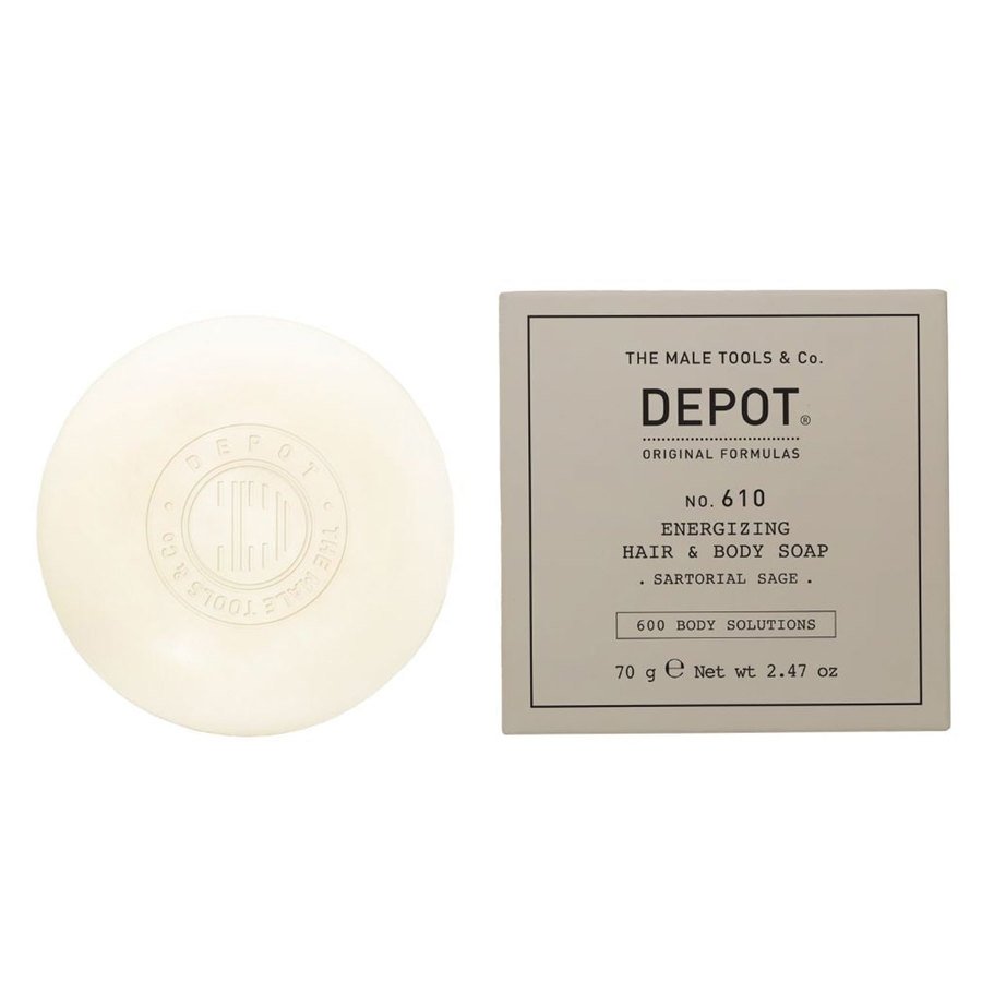 Depot No. 610 Energizing Hair & Body Soap 70g