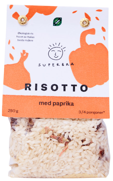 Risotto m/Paprika Økol 250g Superbra