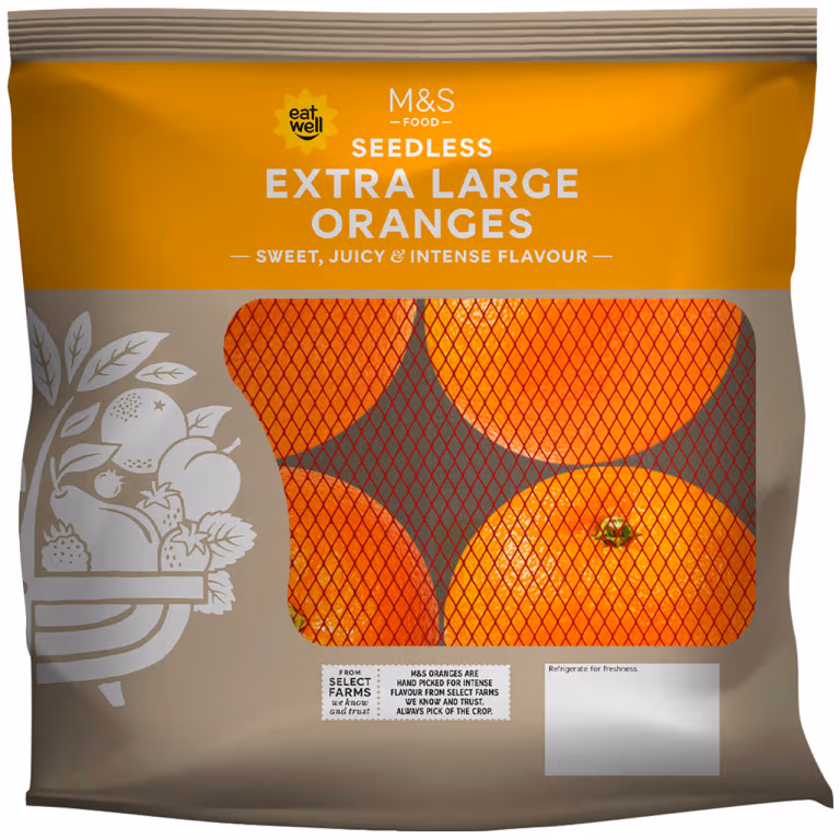 M&S Seedless Extra Large Oranges