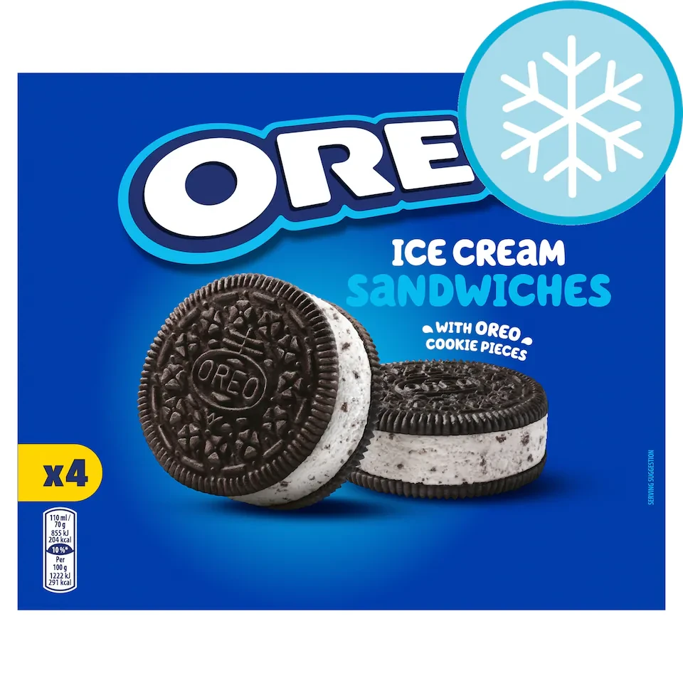 Oreo Vanilla Ice Cream Sandwiches 4x110ml