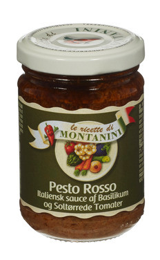 Pestosaus Rød 140g Montanini