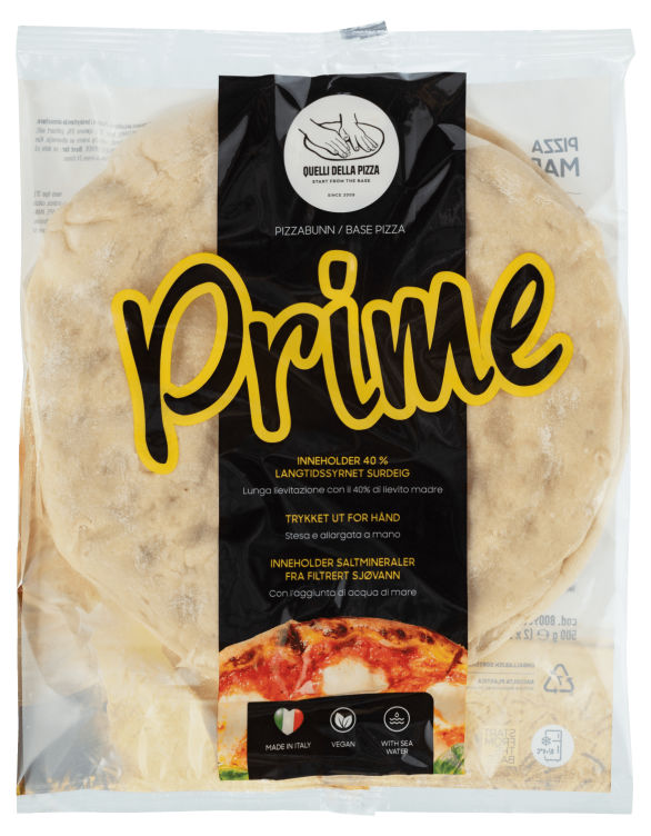 Pizzabunn Prime Rund 2pk Quelli Della