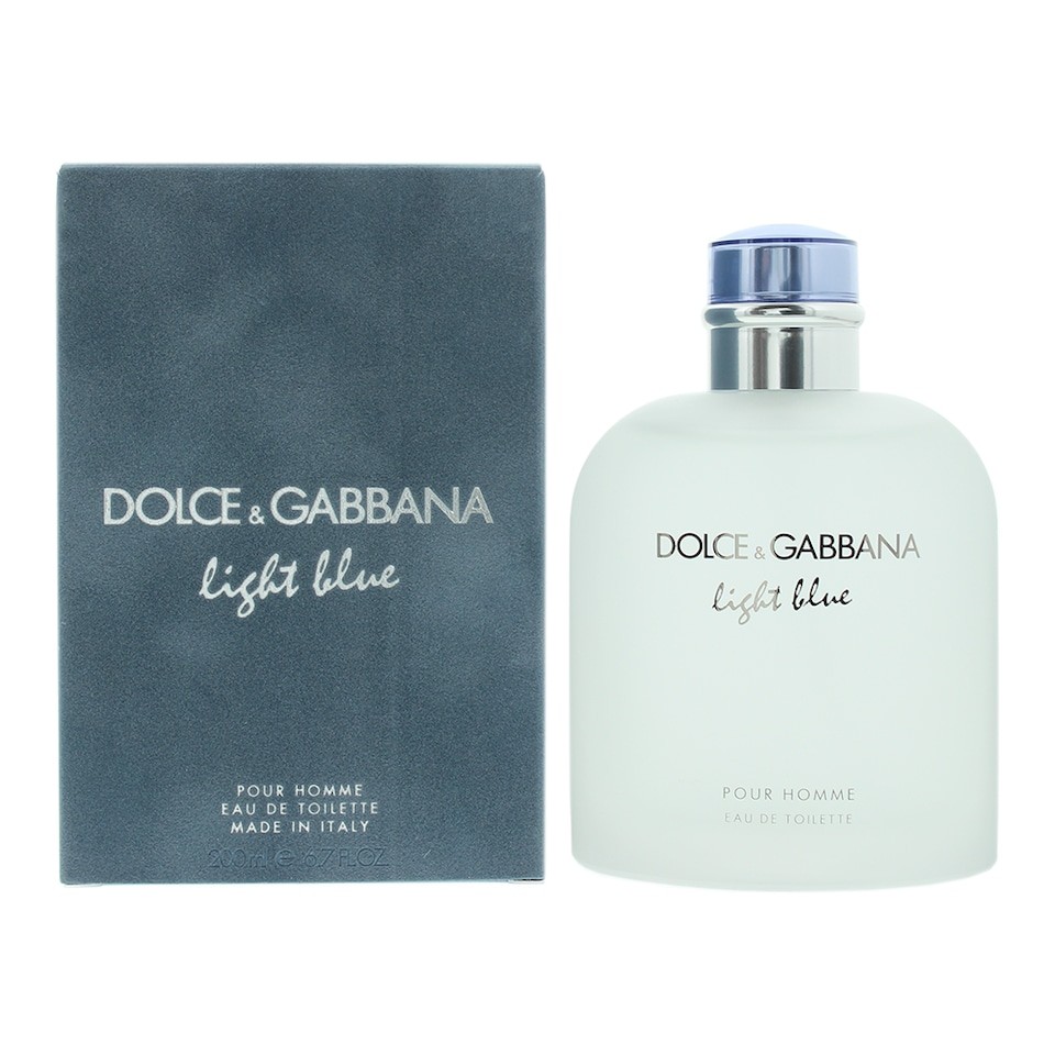 Dolce & Gabbana Light Blue Pour Homme Eau de Toilette 200ml Spray for Him