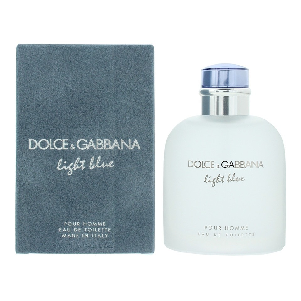 Dolce & Gabbana Light Blue Pour Homme Eau de Toilette 125ml Spray For Him | Blue | blue | 125ml