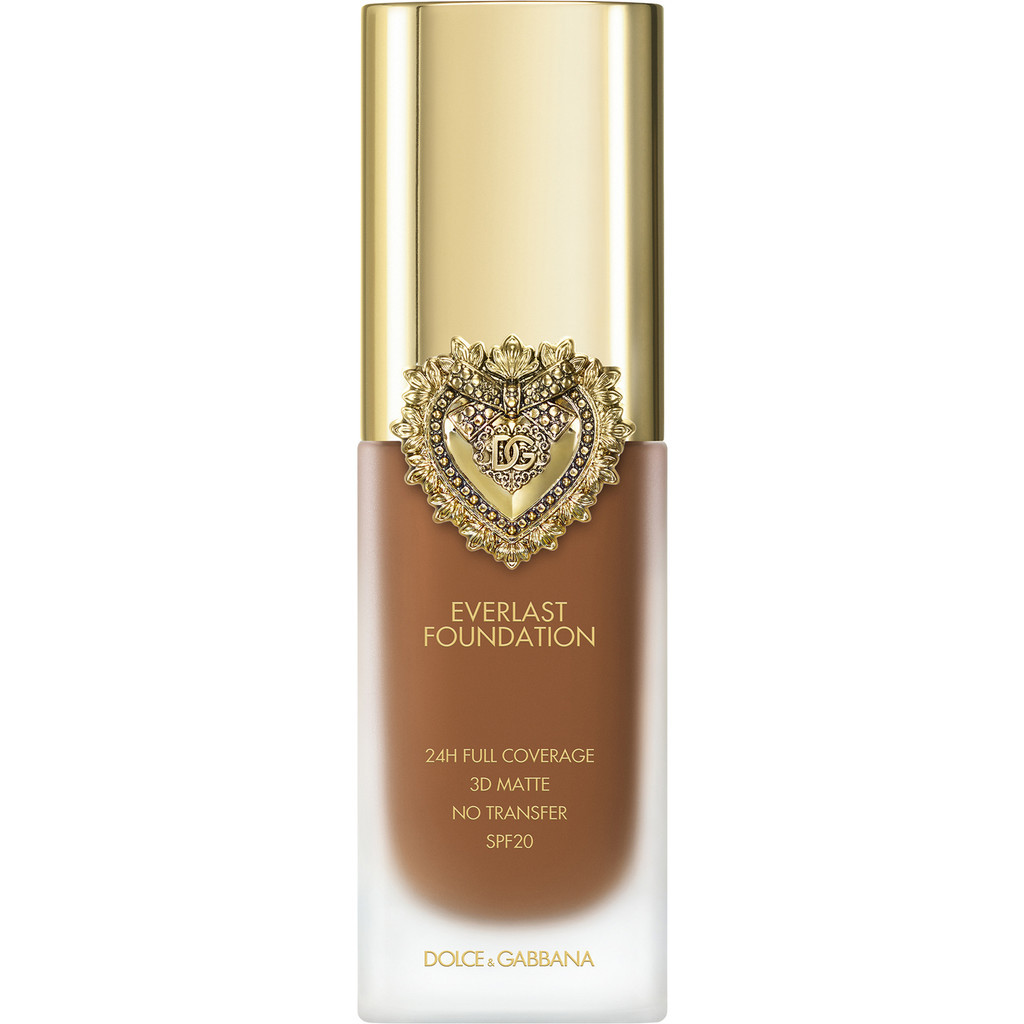 Dolce & Gabbana Everlast Foundation 24H Full Coverage 3D Matte No Transfer SPF20 30N Medium Deep