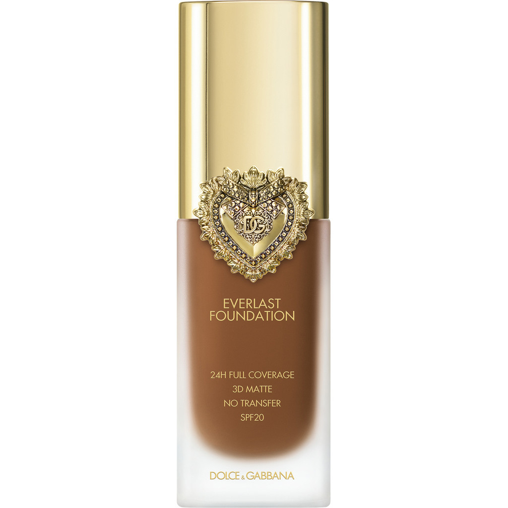 Dolce & Gabbana Everlast Foundation 24H Full Coverage 3D Matte No Transfer SPF20 34W Deep