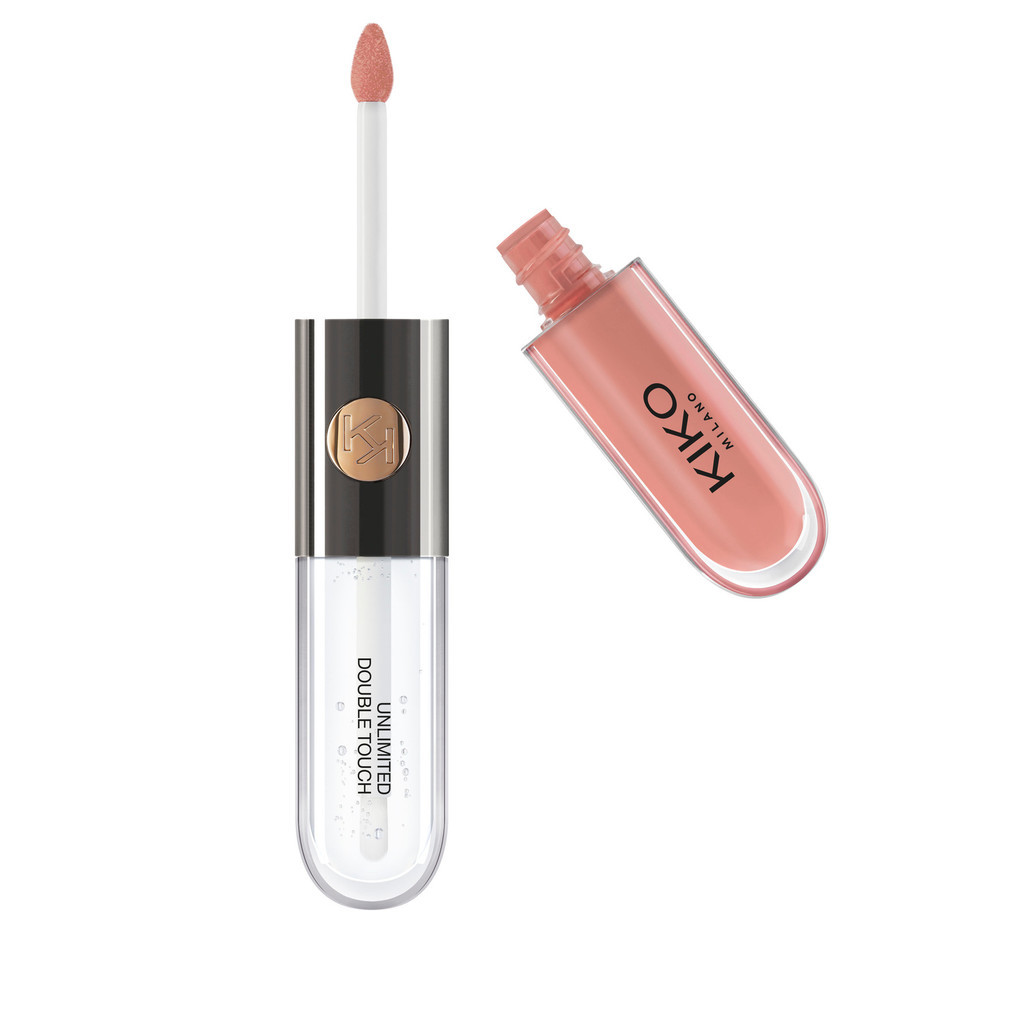 Kiko Milano Unlimited Double Touch Lipstick 102 Satin Rosy Beige