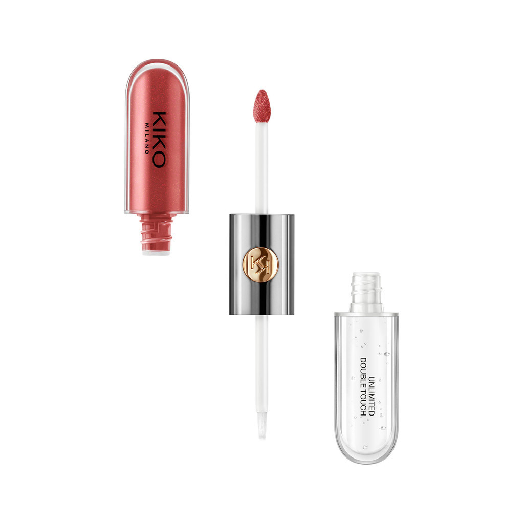 Kiko Milano Unlimited Double Touch Lipstick 108 Satin Currant Red