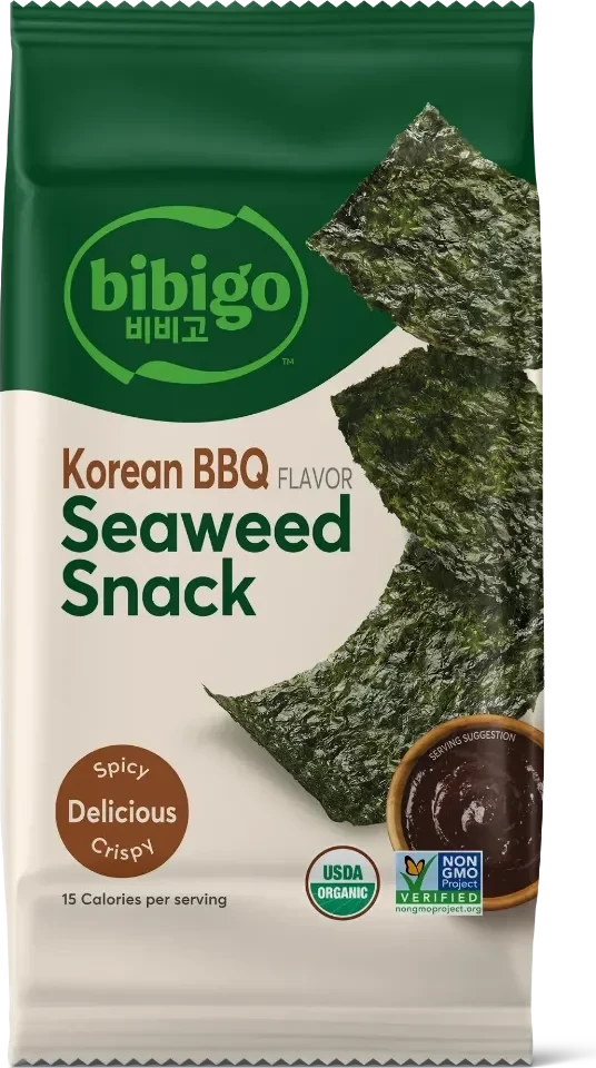 Bibigo Crispy Seaweed Snack Korean BBQ 15g
