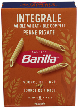 Barilla Pasta Penne Rigate Fullkorn 14x500g