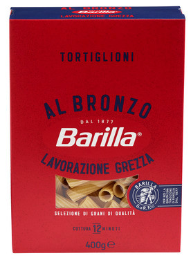 Barilla Pasta Tortiglioni Al Bronzo 400g