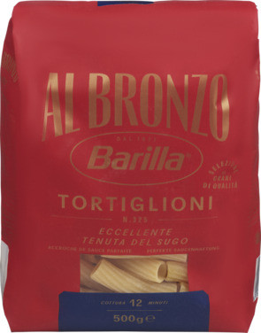 Barilla Pasta Tortiglioni Al Bronzo 500g