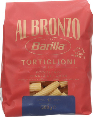 Barilla Pasta Tortiglioni Al Bronzo 500g