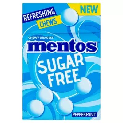 Mentos Sugar Free Peppermint Chewy Dragees