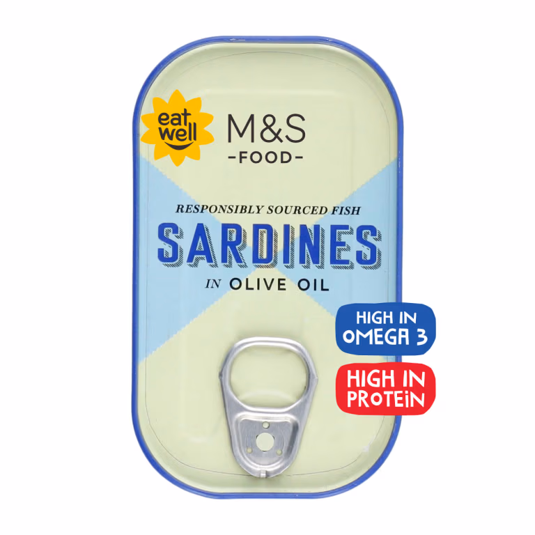 M&S Sardines in Olive Oil
