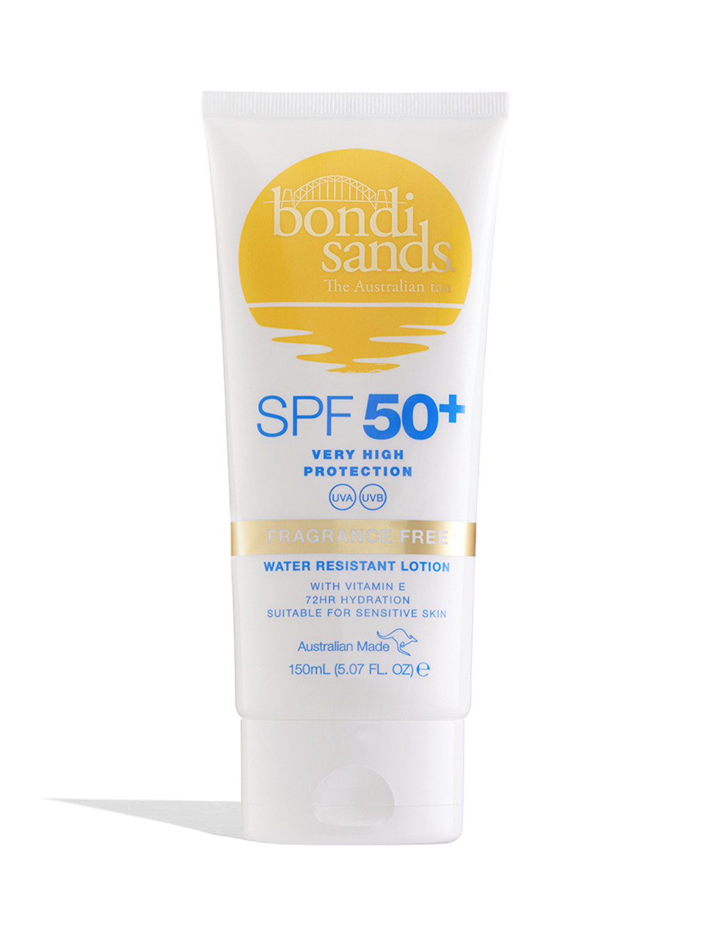 Bondi Sands SPF50+ Fragrance Free Body Suncreen Lotion 150 ml