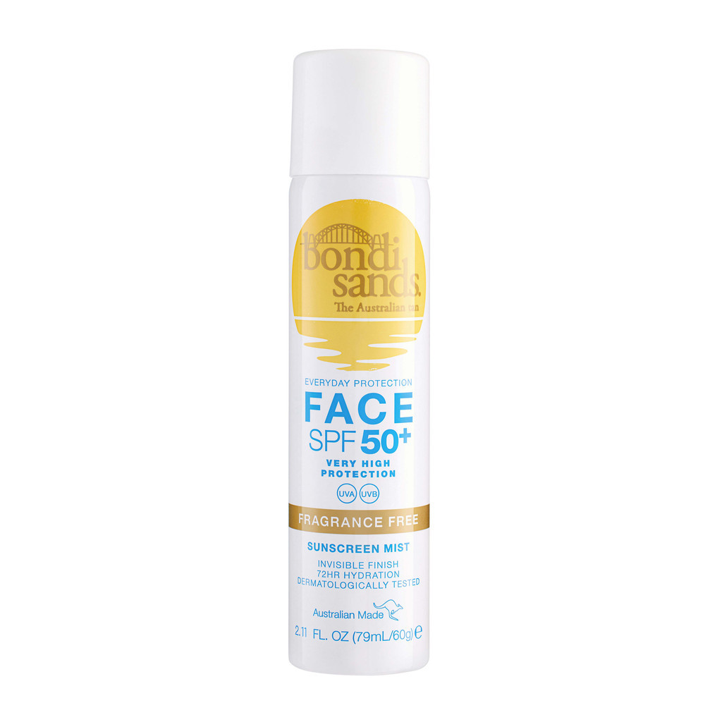 Bondi Sands SPF50+ Fragrance Free Face Mist 79 ml