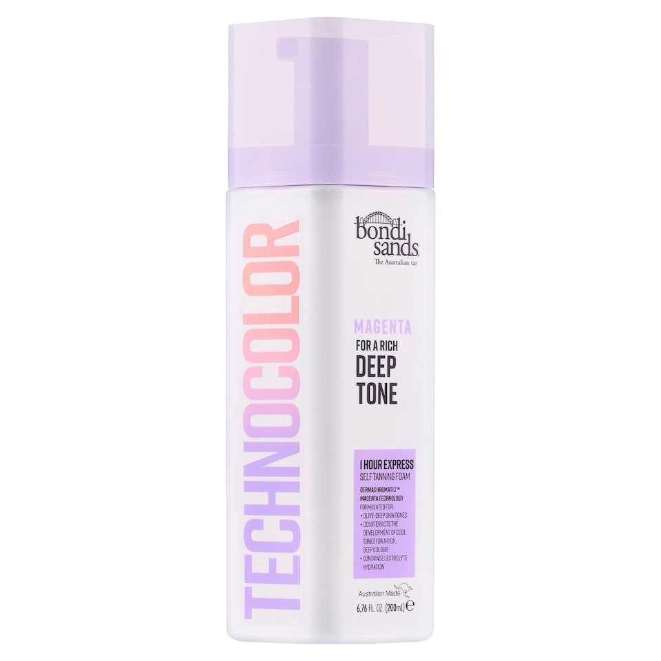 Bondi Sands Technocolor 1 Hour Express Self Tanning Foam Magenta 200Ml