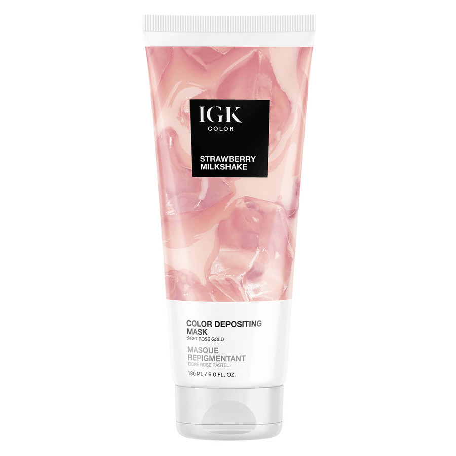 IGK Color Depositing Mask Strawberry Milkshake 180ml