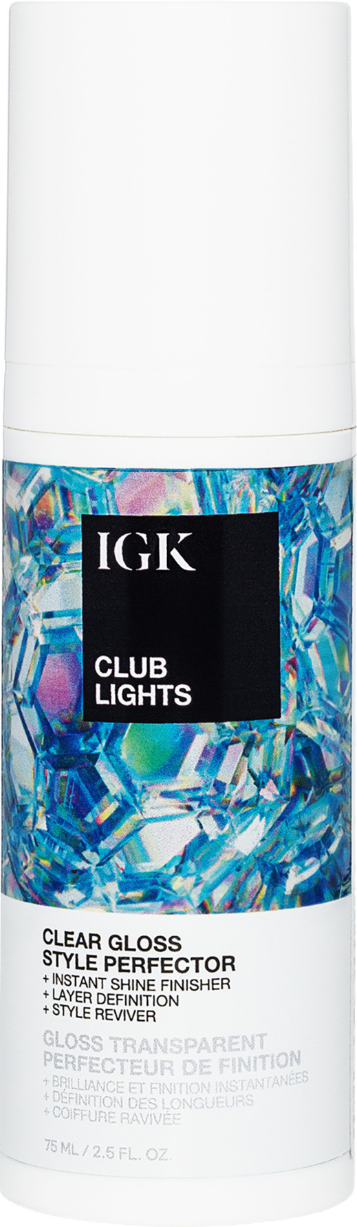 IGK Club Lights Clear Gloss Style Perfector 75 ml