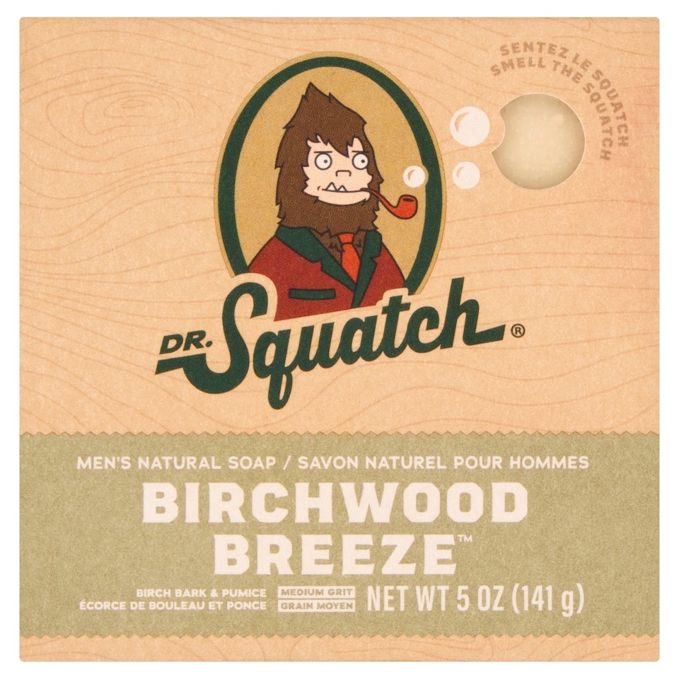 DR. Squatch Natural Soap Bar Birchwood Breeze 141g