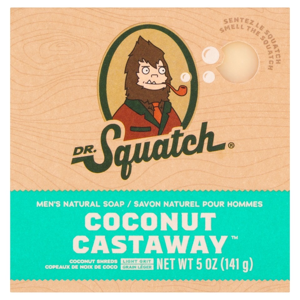 DR. Squatch Natural Soap Bar Coconut Castaway 141g