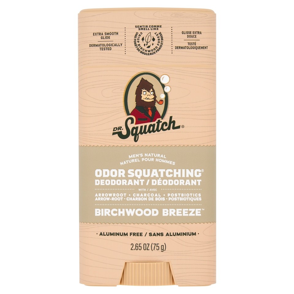 DR. Squatch Natural Stick Deodorant Birchwood Breeze 75g