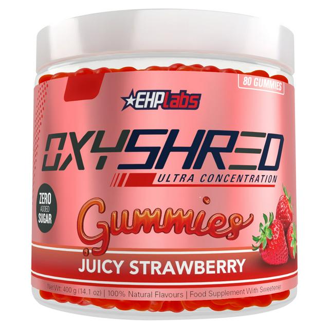 EHP Labs 400g Oxyshred Juicy Strawberry Gummies