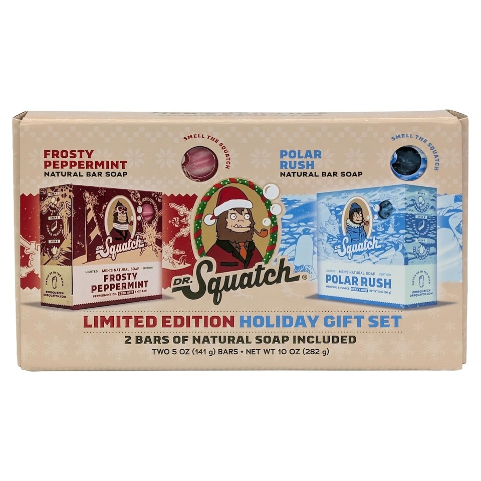 Dr Squatch Bar Soap Duo Limited Edition Gift Set 282g
