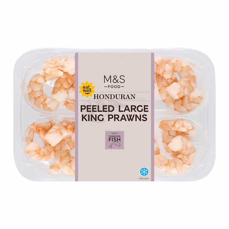 M&S Honduran Peeled Large King Prawns