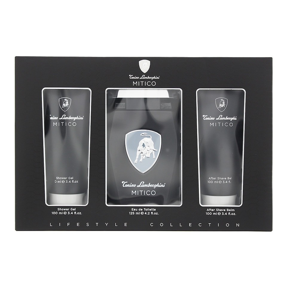 Tonino Lamborghini Mitico Eau De Toilette 125ml Gift Set For Him