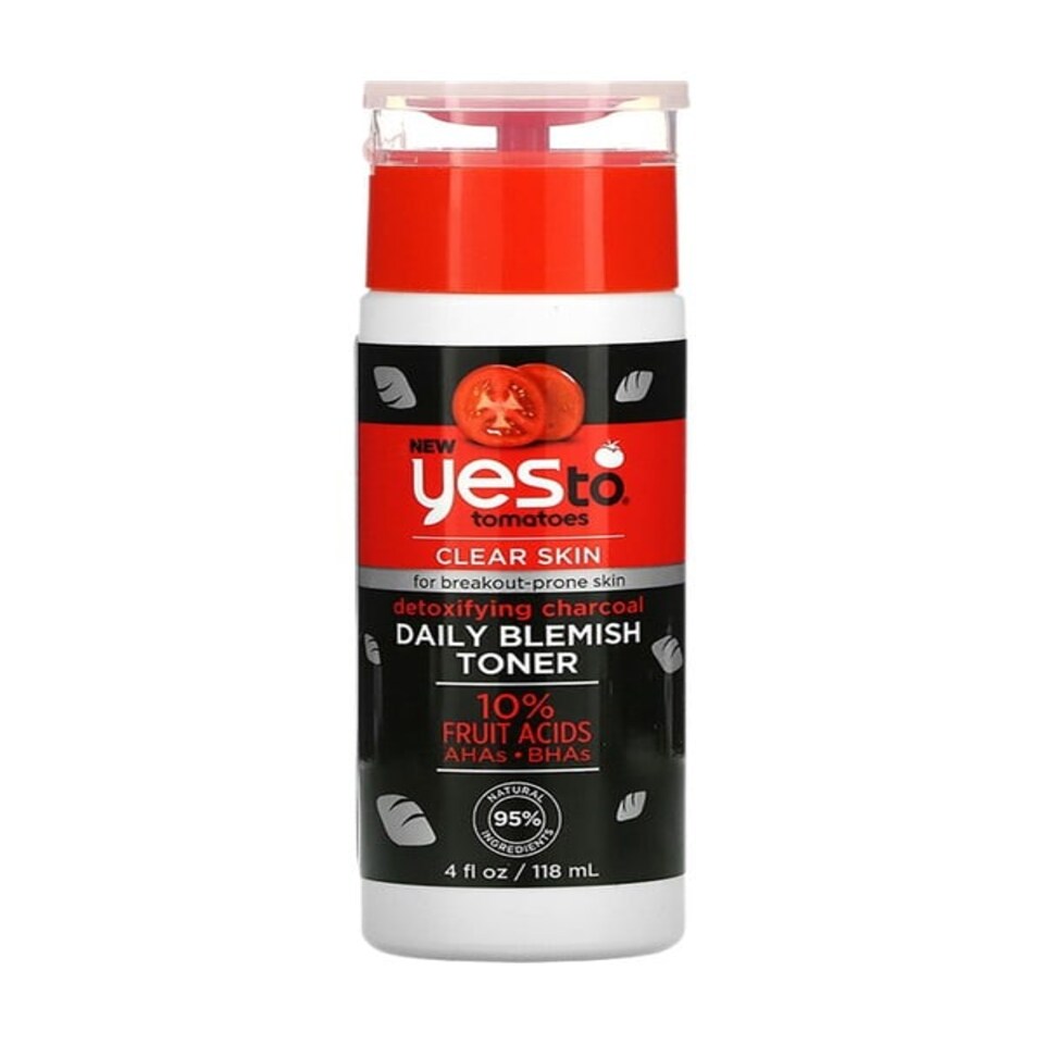 Yes To Tomatoes Detoxifying Charcoal Daily Blemish Toner 118 ml