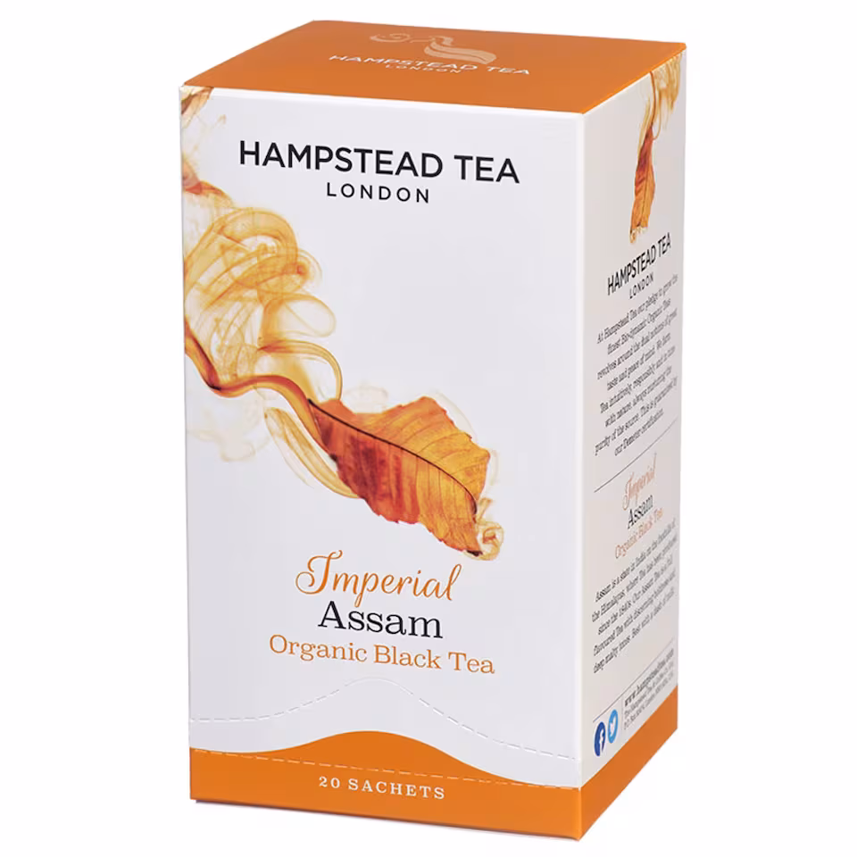 Organic Assam Tea 20 Sachets 40g (Hampstead Tea) | Multi