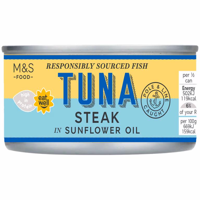 M&S Tuna Steak in Sunflower Oil