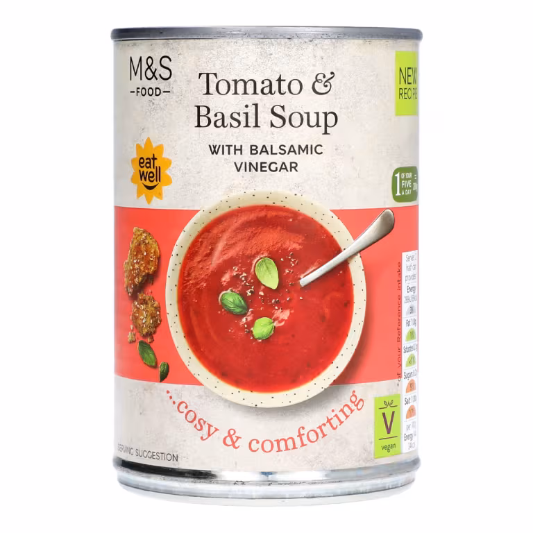 M&S Tomato and Basil Soup