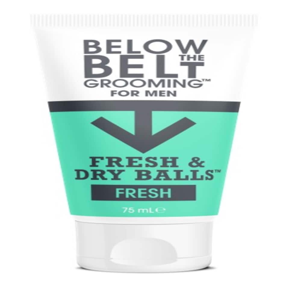 Below The Belt Grooming Fresh & Dry Balls Intimate Deodorant, Fresh Bauble, 75ml