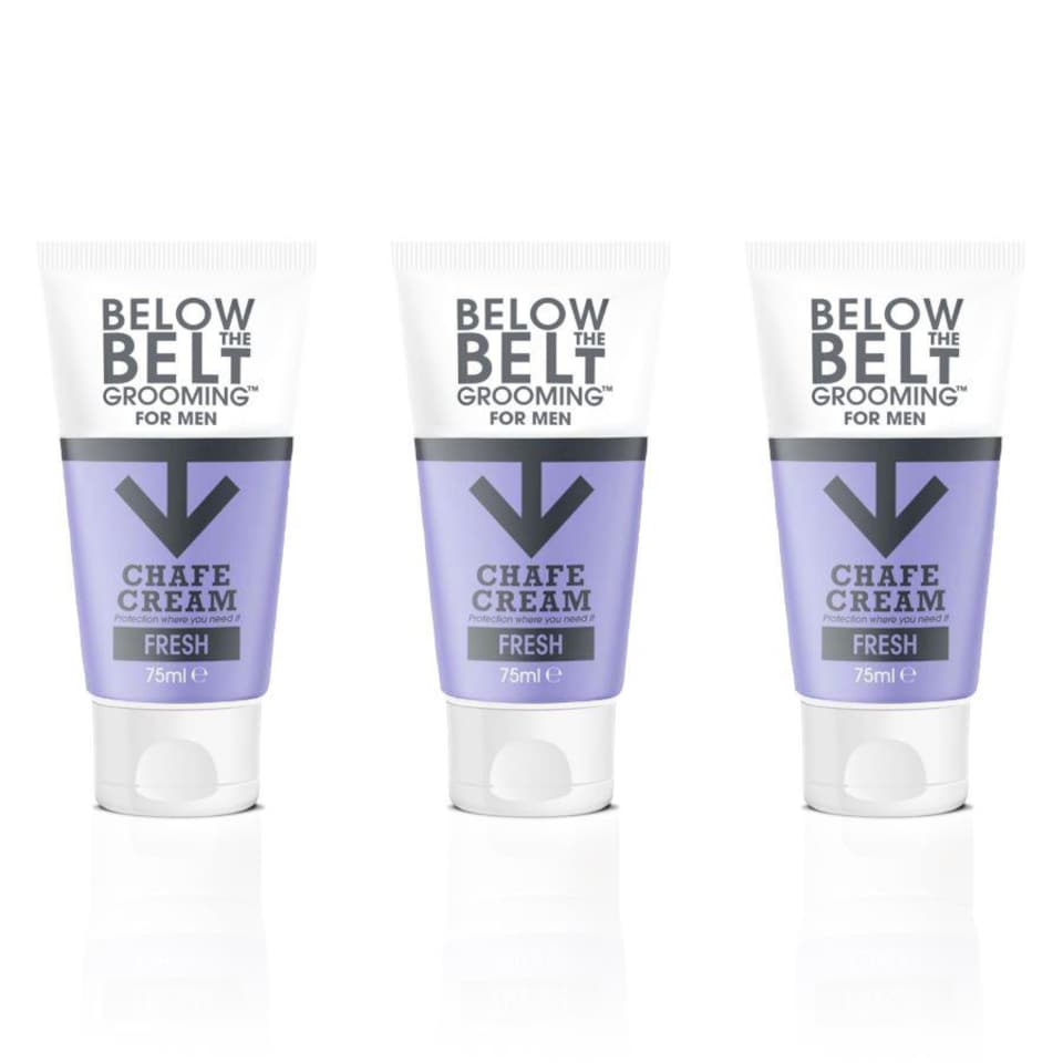 Below The Belt Mens Anti Chaffing Cream, Fresh Scent 75ml TRIO