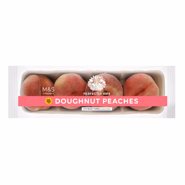 M&S Perfectly Ripe Doughnut Peaches