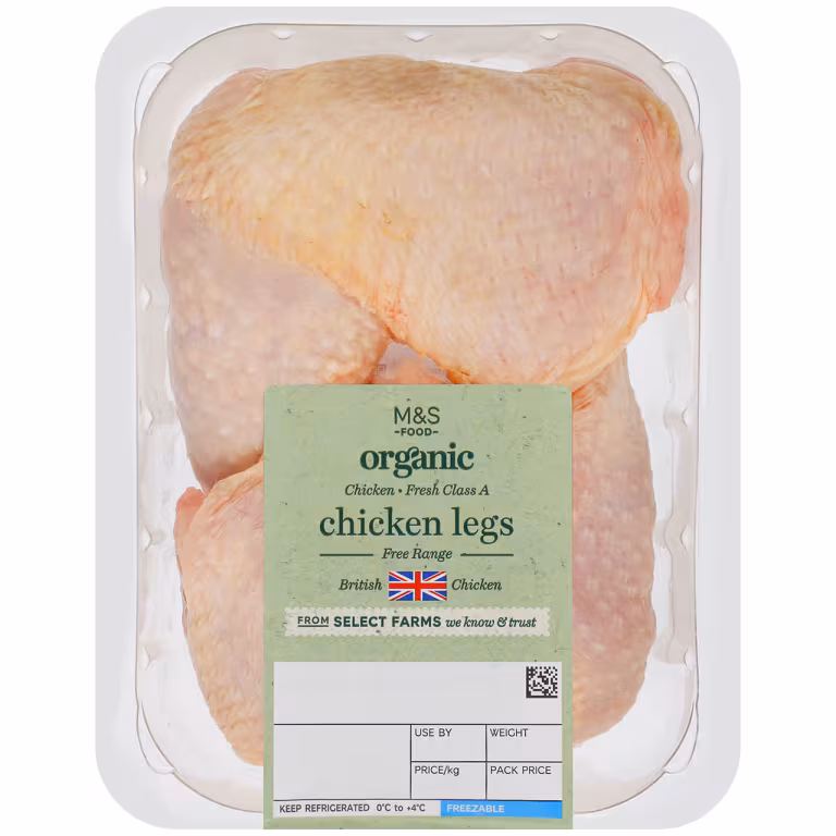 M&S Organic British Chicken Legs